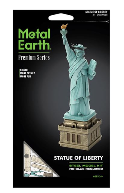 Kit Maquette Métal 3D Statue De La Liberté – Série Premium Metal Earth – À Assembler Sans Soudure