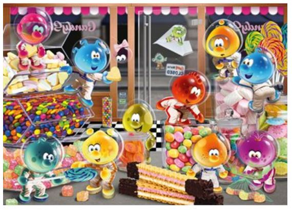 SCHMIDT CASSE-TÊTE 1000 PIÈCES - HEUREUX ENSEMBLE DANS LA CONFISERIE ...