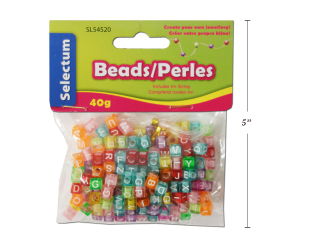 Ensemble De Perles D Alphabet Pour Bijoux Bricolage Perles