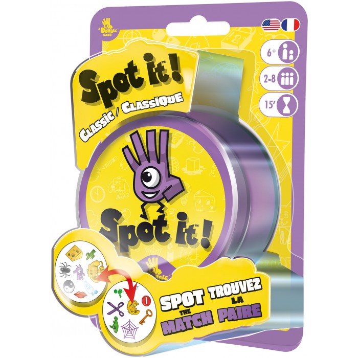 JEU SPOT IT! - DOBBLE - CLASSIQUE - JEUX DE SOCIÉTÉ / Enfants (6 à 8 ans)