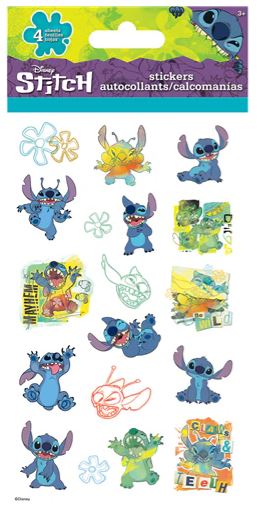 Pack D'autocollants Squishy Stitch - Set Décoratif Avec