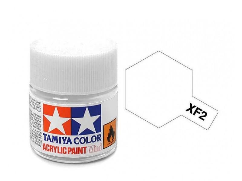 TAMIYA PEINTURE FLAT BLANC ACRY XF-2 - BRICOLAGE / Modèles à coller