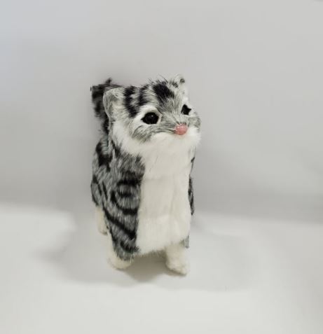 Chat Qui Miaule Asst Peluches Peluches Interactives