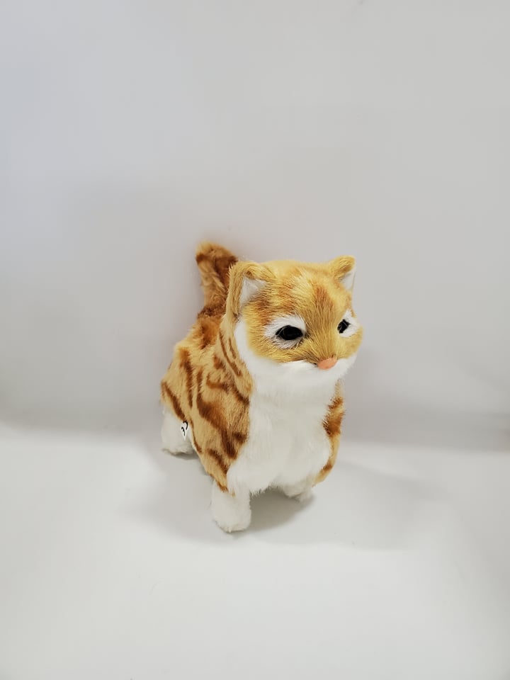 Chat Qui Miaule Asst Peluches Peluches Interactives