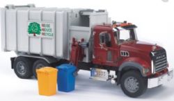 BRUDER - CAMION DE RECYCLAGE À BENNE #02811