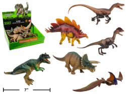 ASST. FIG 7'' DINOSAURE ASST