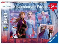 RAVENSBURGER CASSE-TÊTE 3 X 49 PIÈCES - LA REINE DES NEIGES LE VOYAGE COMMENCE #05011