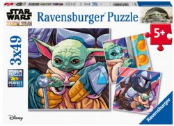 RAVENSBURGER CASSE-TÊTE 3 X 49 PIÈCES - STAR WARS THE MANDALORIAN: GROGU