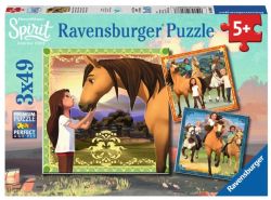 RAVENSBURGER CASSE-TÊTE 3 X 49 PIÈCES - SPIRIT #8068