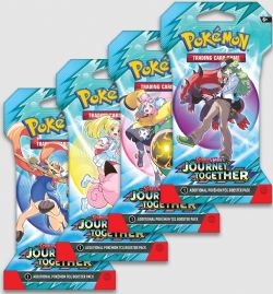 CARTES DE POKÉMON - SLEEVED POKEMON SV9 JOURNEY TOGETHER PACK ASST