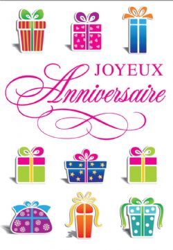 CARTE DE JOYEUX ANNIVERSAIRE - DE MILLBROOK