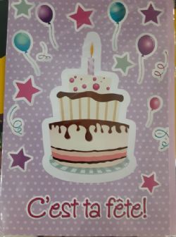Carte D Anniversaire Avec Gateau Fetes Cartes De Fete Sans Age
