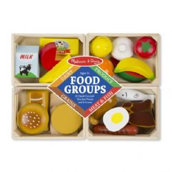 MELISSA AND DOUG - BOÎTE AVEC ALIMENTS EN BOIS