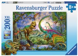 RAVENSBURGER CASSE-TÊTE 200 LARGES PIÈCES - ROYAUME DINOSAURES #12718