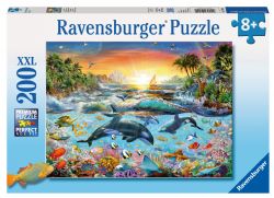 RAVENSBURGER CASSE-TÊTE 200 PIÈCES LARGES PIÈCES - LE PARADIS DES ORQUES #12804