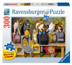RAVENSBURGER CASSE-TÊTE 300 LARGES PIÈCES ADULTE - COURRIER POUR CHAT #13562