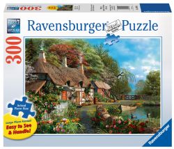 RAVENSBURGER CASSE-TÊTE 300 PIÈCES LARGES PIÈCES - CHALET SUR UN LAC #13580