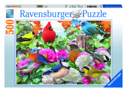 RAVENSBURGER CASSE-TÊTE 500 PIÈCES - OISEAUX DE JARDIN #14223