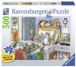 RAVENSBURGER CASSE-TÊTE 500 LARGES PIÈCES - LE SOMME DES CHATS #14966