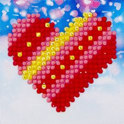 DIAMOND DOTZ - ENS. DE DÉPART COEUR - DIAMOND PAINTING - PEINTURE À DIAMOND