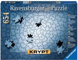 RAVENSBURGER CASSE-TÊTE 654 PIÈCES - KRYPT - ENTIÈREMENT DE COULEUR ARGENT #15964