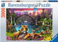 RAVENSBURGER CASSE-TÊTE 3000 PIÈCES - TIGRES AU LAGON #16719