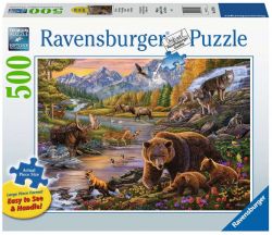 RAVENSBURGER CASSE-TÊTE 500 PIÈCES - LARGES PIÈCES - LA VIE SAUVAGE #16790