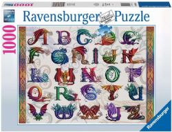 RAVENSBURGER CASSE-TÊTE 1000 PIÈCES - L'ALPHABET DU DRAGON #16814