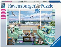 RAVENSBURGER CASSE-TÊTE 1000 PIÈCES - MAISON EN BORD DE MER #12000553