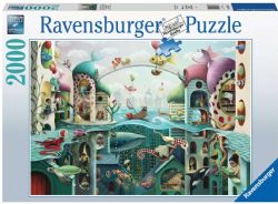 RAVENSBURGER CASSE-TÊTE 2000 PIÈCES - SI LES POISSONS POUVAIENT MARCHER #16823