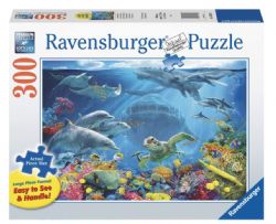 RAVENSBURGER CASSE-TÊTE 300 PIÈCES LARGES PIÈCES ADULTES - LA VIE SOUS LA MER #16829