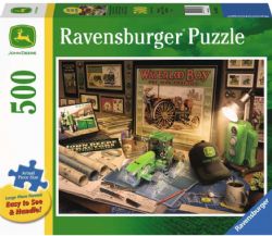 RAVENSBURGER CASSE-TÊTE 500 PIÈCES LARGES PIÈCES - JOHN DEERE BUREAU DE TRAVAIL #16838