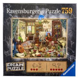 RAVENSBURGER CASSE-TÊTE 759 PIÈCES - ESCAPE - L'ATELIER D'ARTISTE #16843
