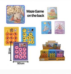 JEU DE PUZZLE À CHIFFRE COULISSANT ASST