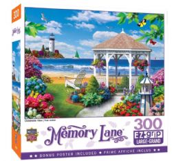 MASTERPIECES MEMORY LANE CASSE-TÊTE 300PCS LARGES PIÈCES - GAZÉBO PRÈS DE L'OCÉAN