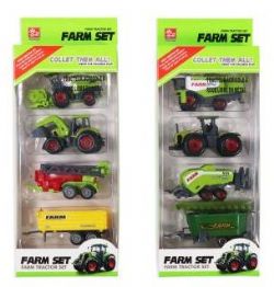 ENSEMBLE DE TRACTEURS 4 PIÈCES ASST