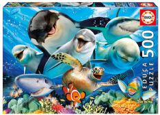 EDUCA CASSE-TÊTE 500 PIÈCES - SELFIE DES MAMMIFÈRES MARINS #17647