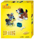 *** HAMA ENS 3D CHIENS BOITE JAUNE