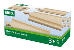 // BRIO - RAILS DROITES COURTES #33334