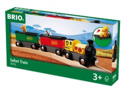 BRIO - TRAIN SAFARI (LOCOMOTIVE ET WAGONS) 