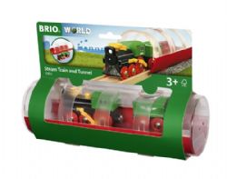 BRIO - TRAIN À VAPEUR ET TUNNEL 