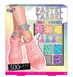 FASHION ANGEL - ENSEMBLE DE BRACELET POUR CHEVILLE - POMPOM PASTEL