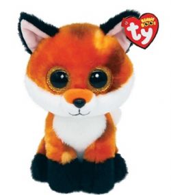 PELUCHE TY BEANIE BOOS - MEADOW RENARD ORANGE MÉDIUM 13