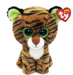 PELUCHE TY BEANIE BOOS - TIGGY TIGRE BRUN PETIT 6