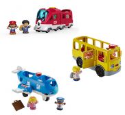 FISHER PRICE - VÉHICULE DE TRANSPORT LITTLE PEOPLE ASST