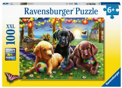 RAVENSBURGER CASSE-TÊTE 100 PIÈCES LARGES PIÈCES - PIQUE-NIQUE DES CHIENS #12886