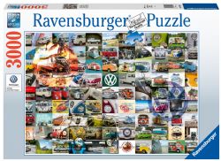 RAVENSBURGER CASSE-TÊTE 3000 PIÈCES - 99 VOLKSWAGEN COMBI MOMENTS #16018