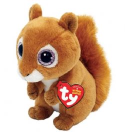 PELUCHE TY BEANIE BOOS - SQUIRE ÉCUREUIL BRUN PETIT 6