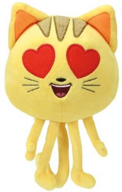 Cat Emoji Yeux Coeur Petit Peluches Peluches Cat Emoji Yeux Coeur Petit Peluches Peluches