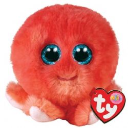 PELUCHE TY BEANIE BALLS - SHELDON PIEUVRE CORAIL PUFFIES 4